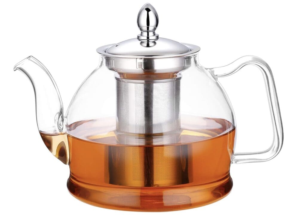 glass teapot